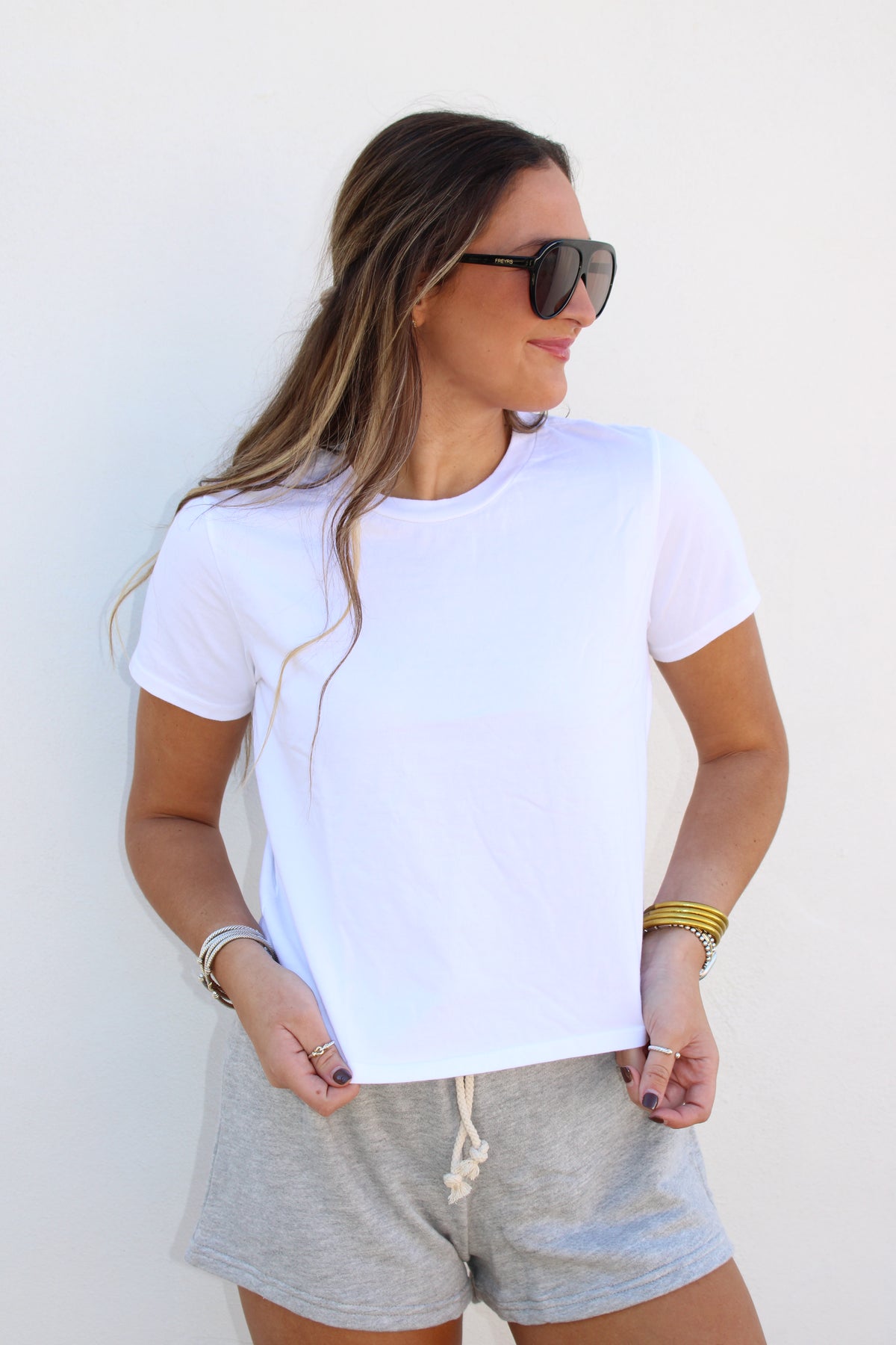 Baby Tee in White