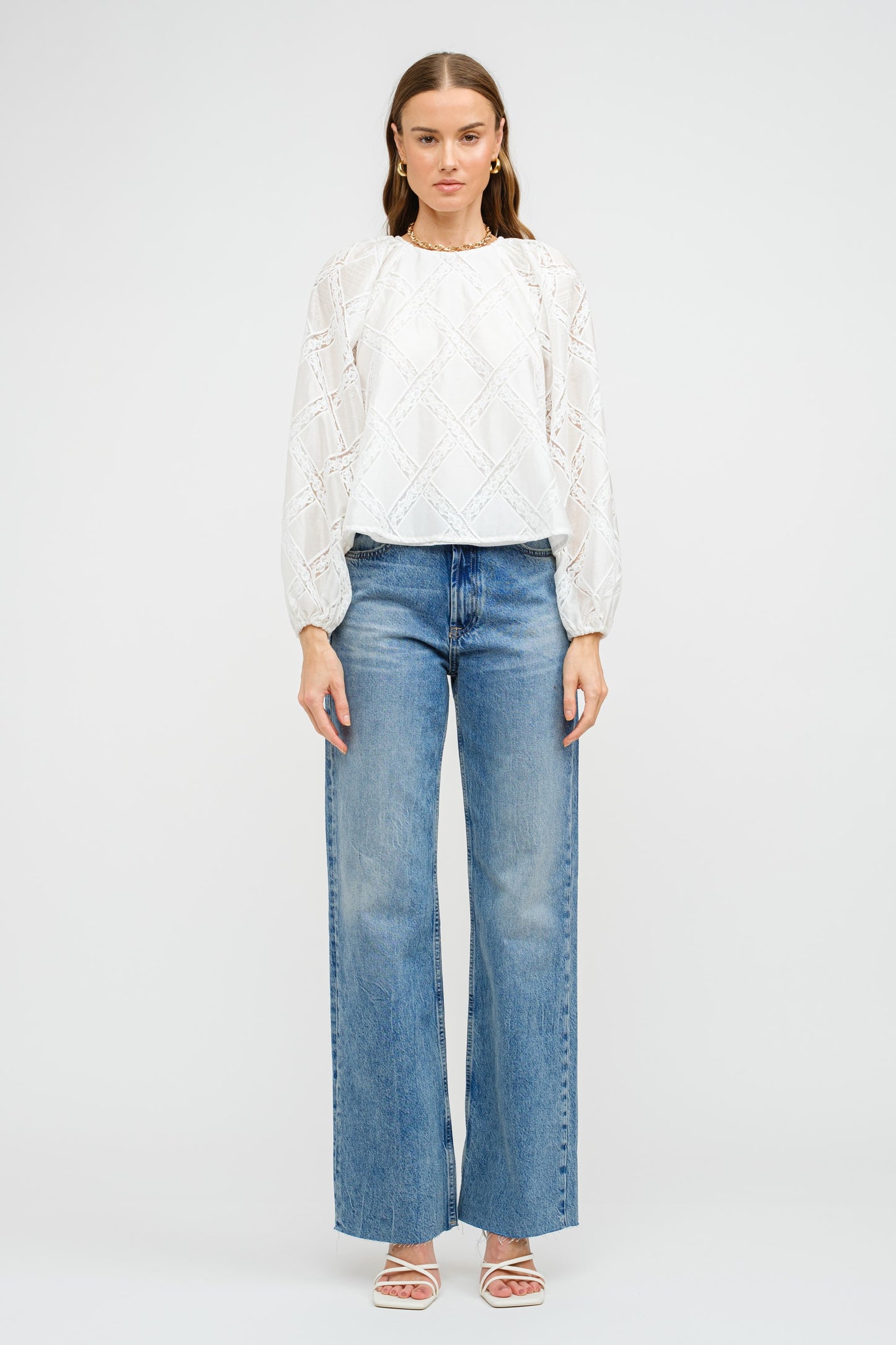 Ali Lace Inset Blouse