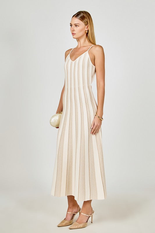 Lurex Knit Maxi Dress