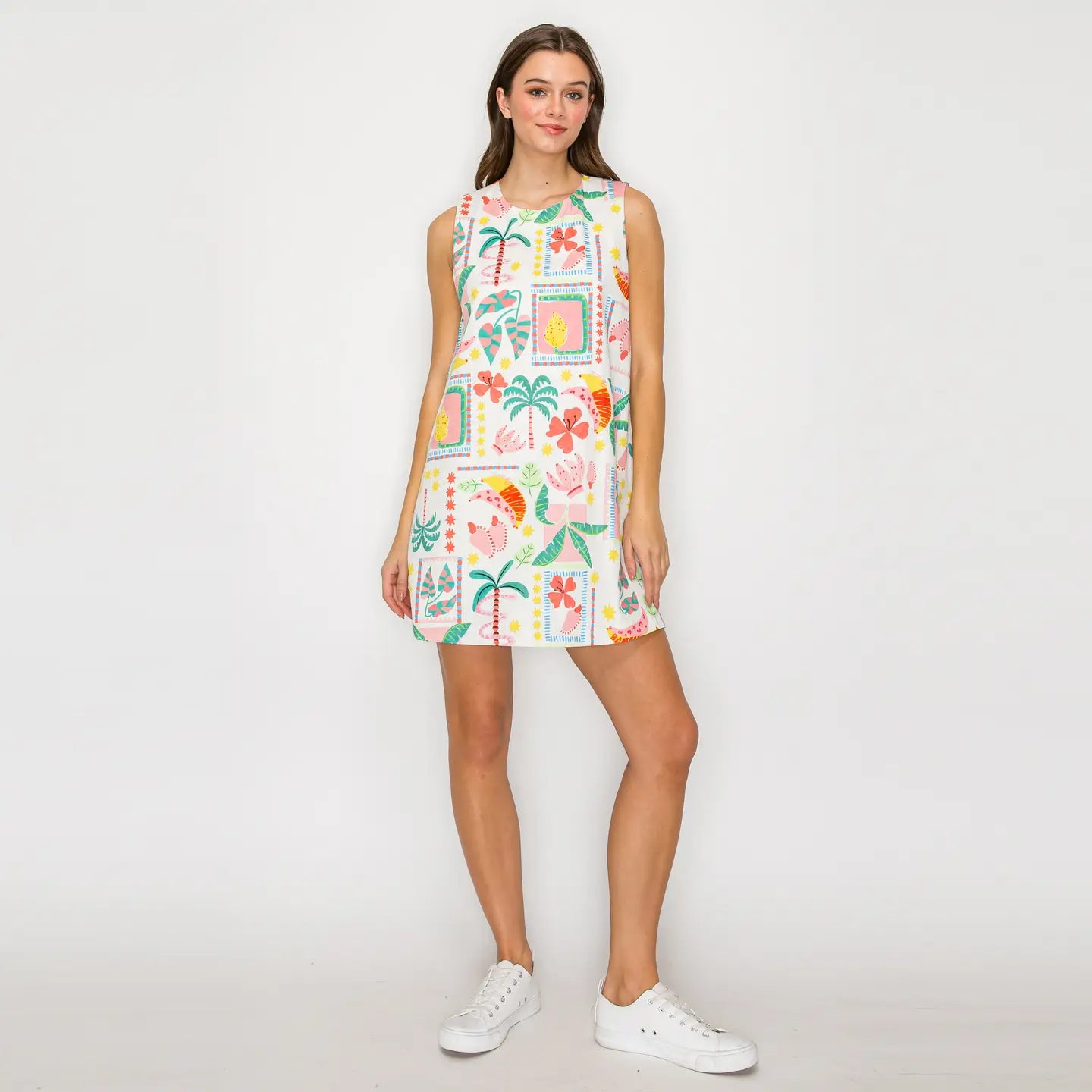 Retro Mini Shirt Dress