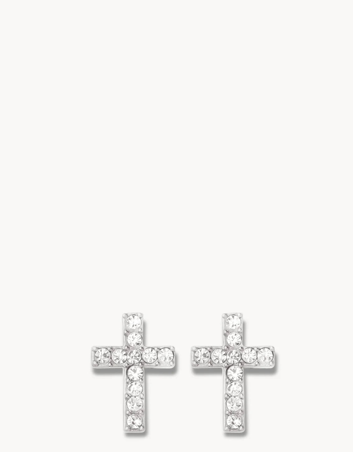 Sea La Vie Stud Earrings Have Faith/Cross