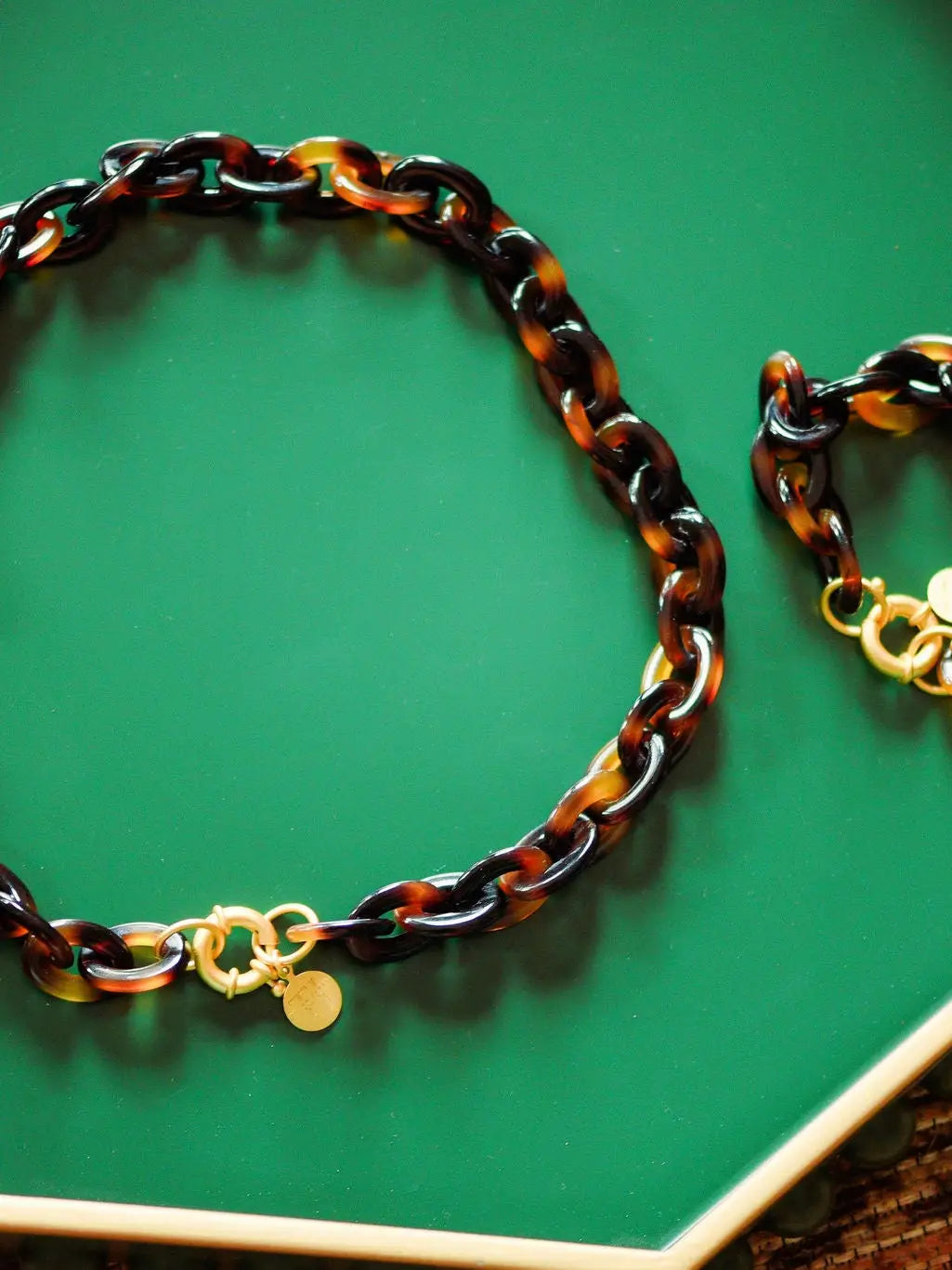 Tortoise Link Necklace