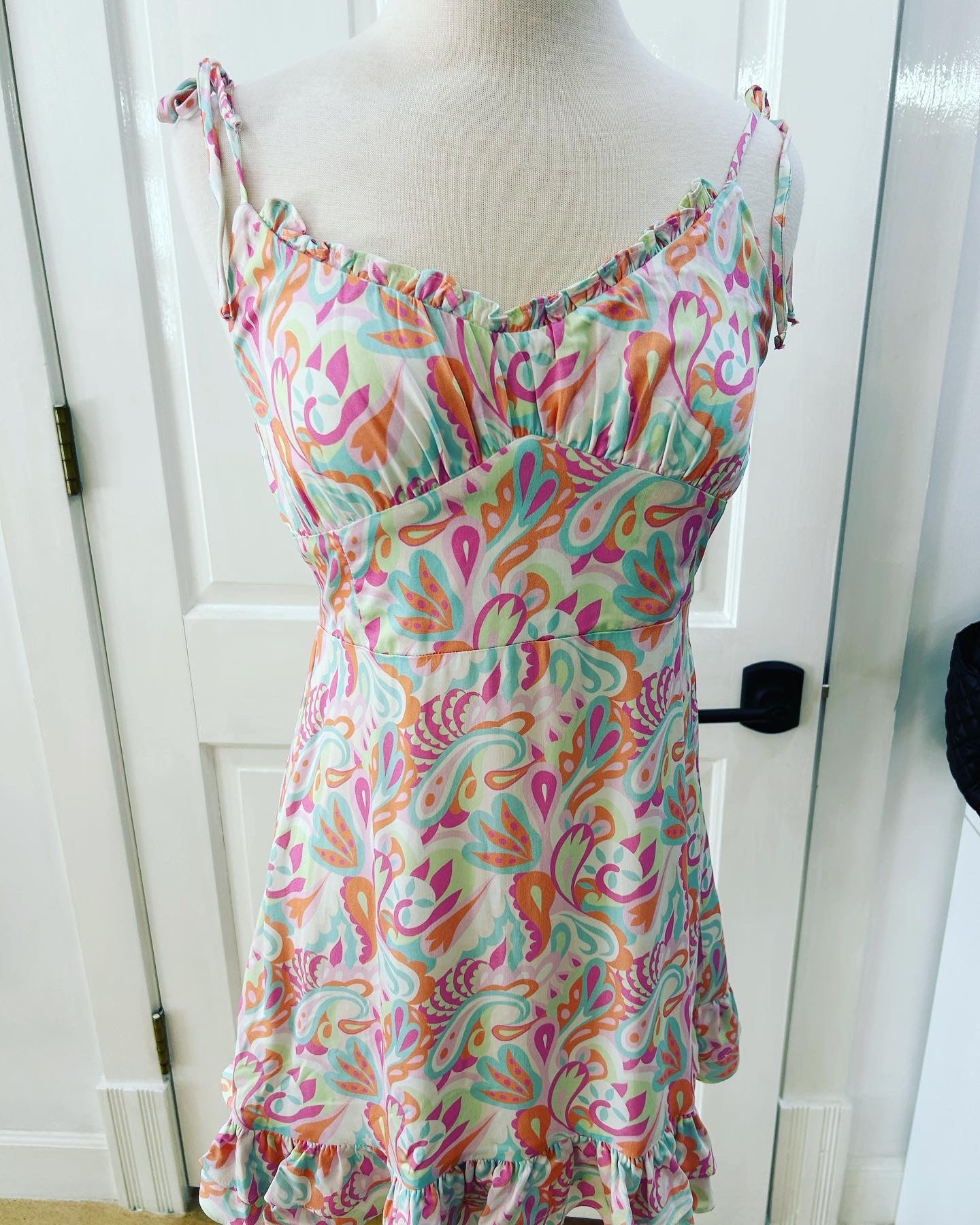 Shore Sicily Tie Shoulder Dress