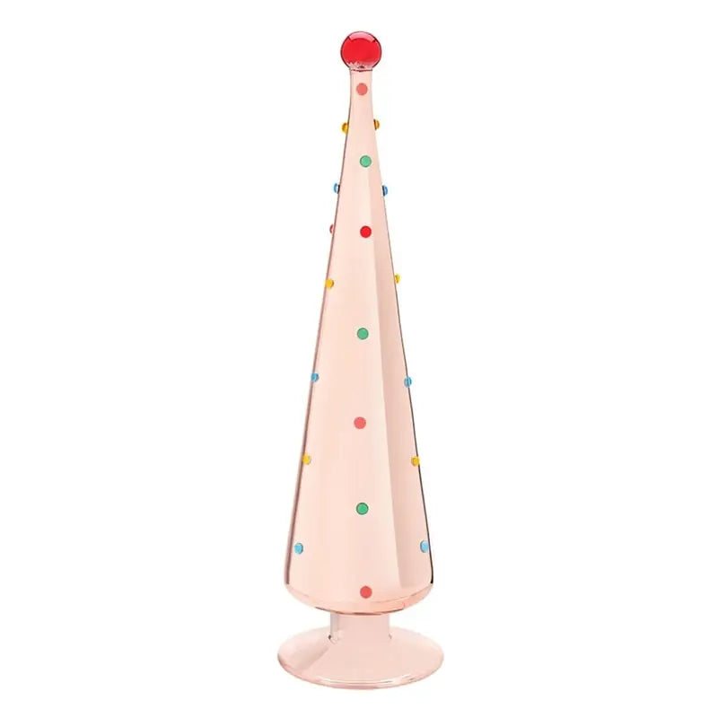 Beaded Pink Christmas Tree