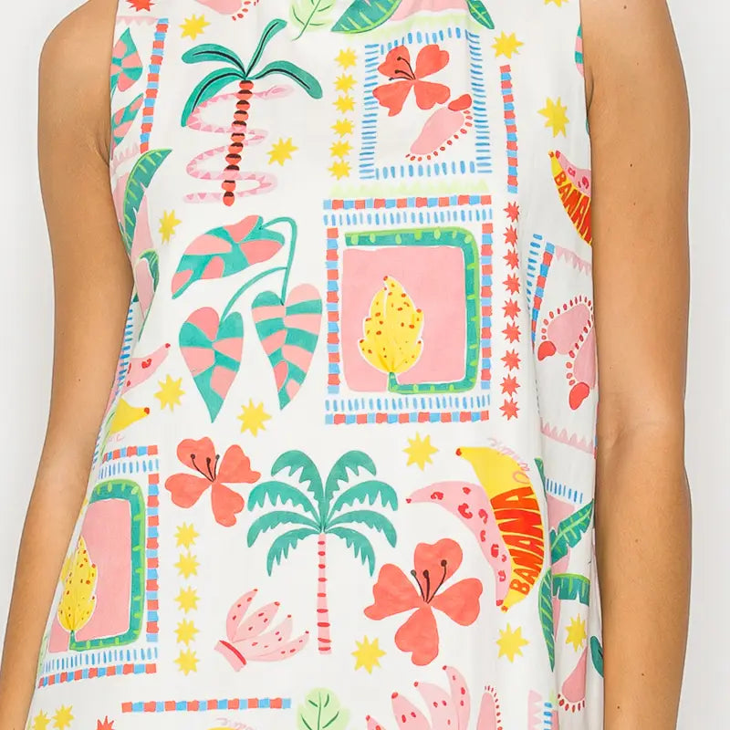 Retro Mini Shirt Dress