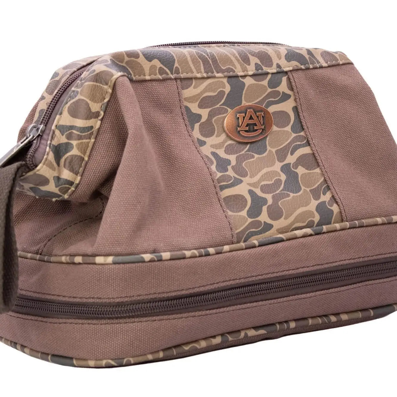 Auburn Tigers Camo Canvas Toiletry Bag.