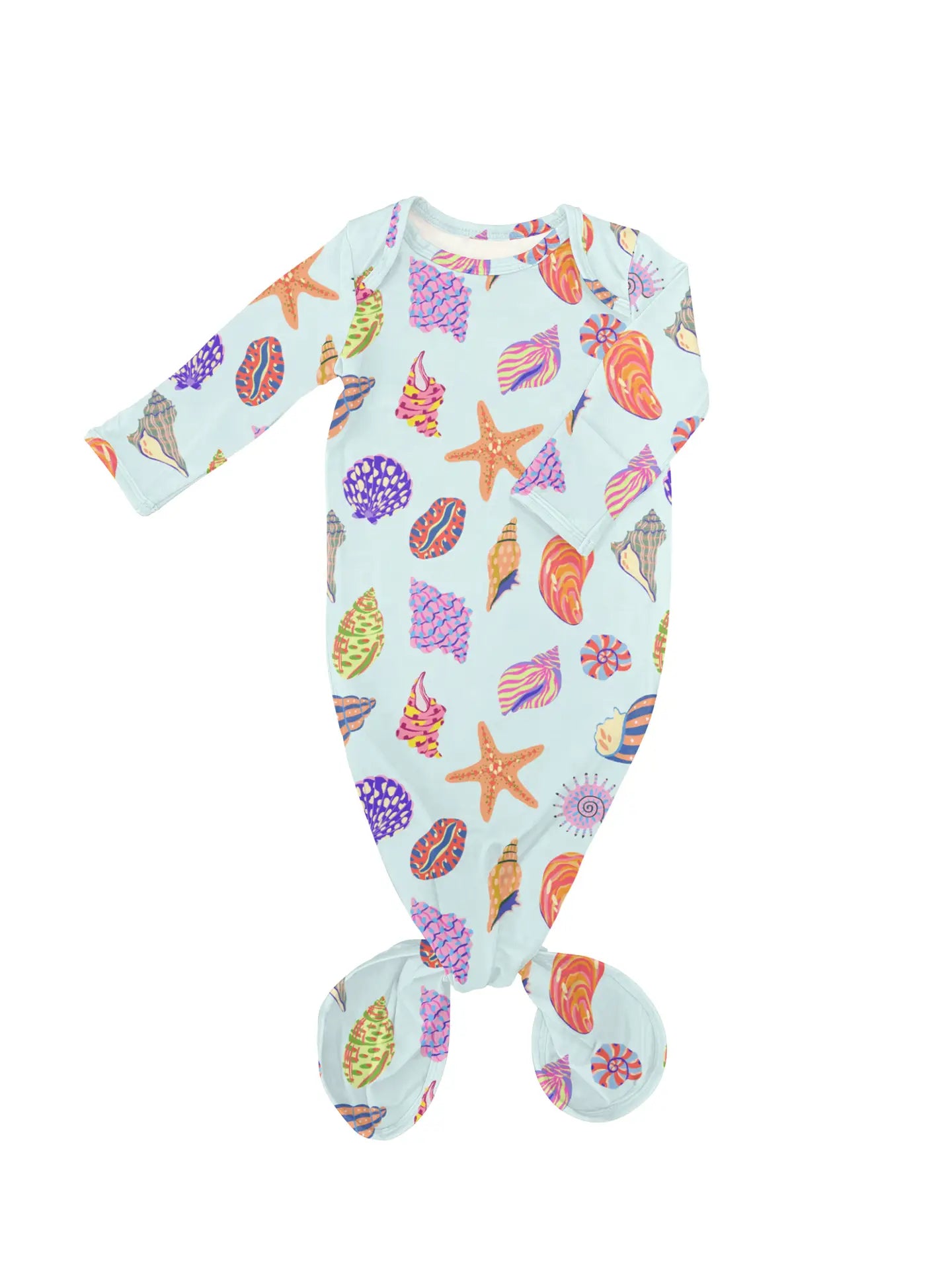 Seashells - Knotted Infant Gown