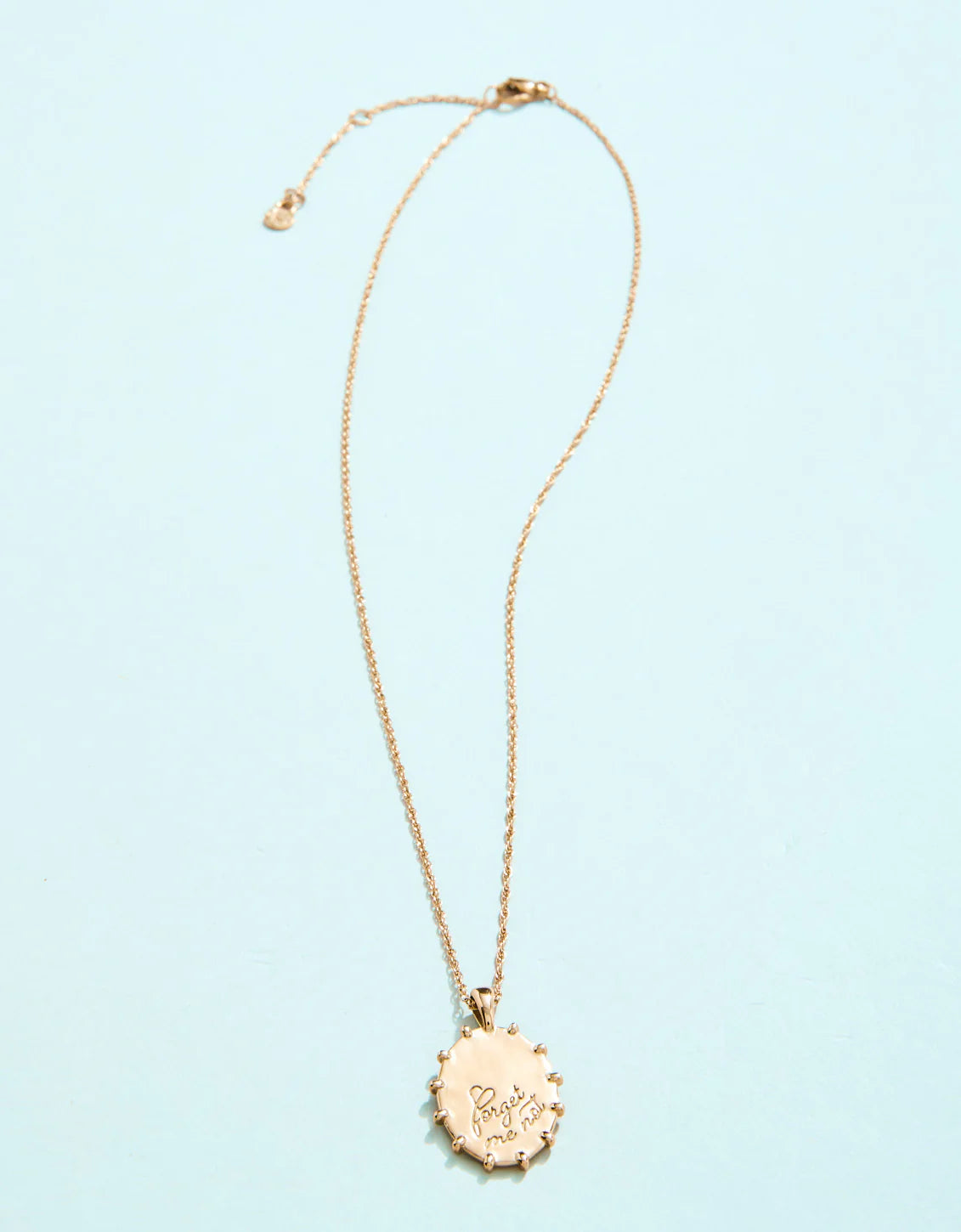 Forget Me Not Necklace 17" Flower