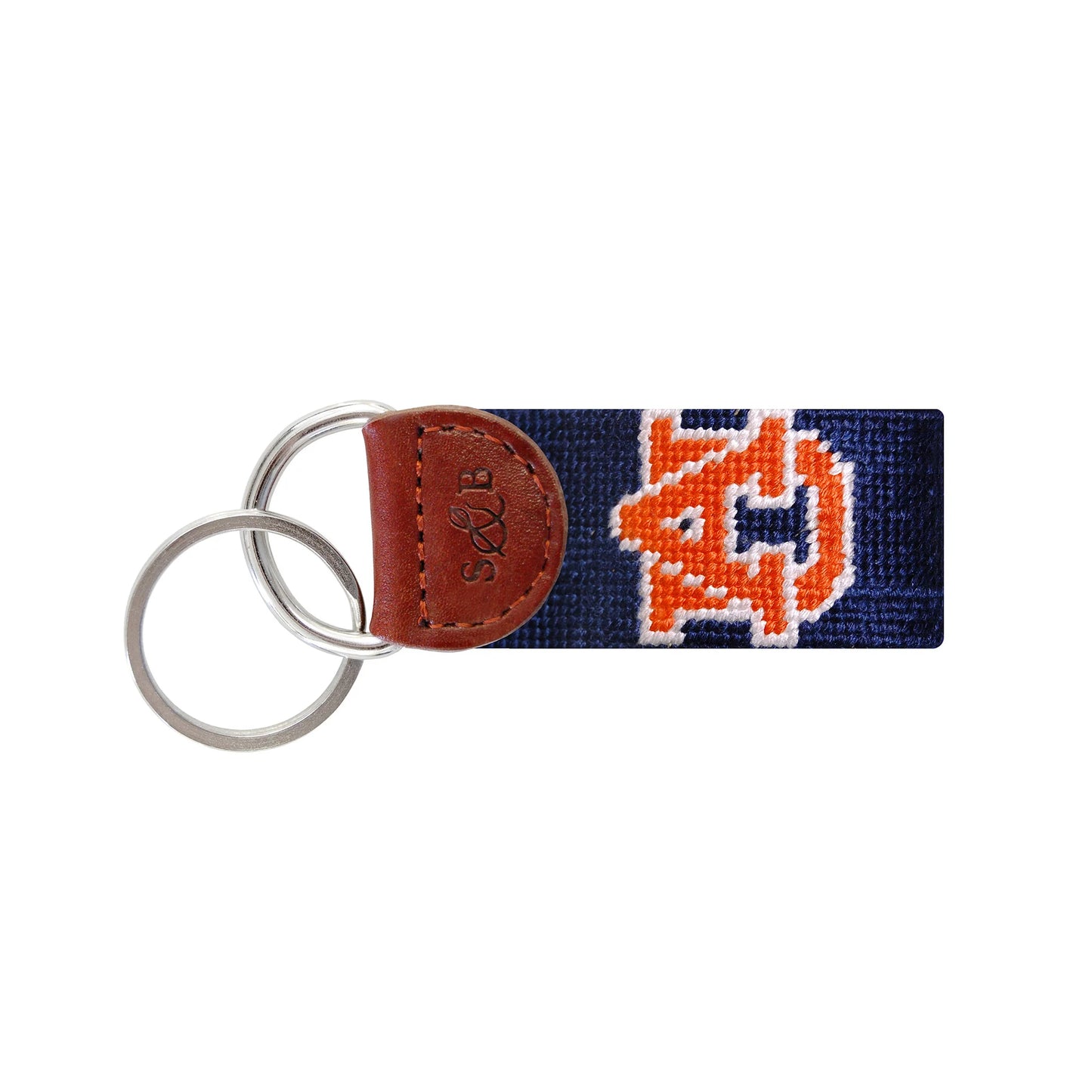 Auburn Navy Key Fob