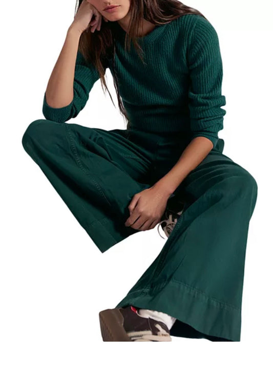 We The Free Breezy Denim Pull-On Jeans Pine Needle