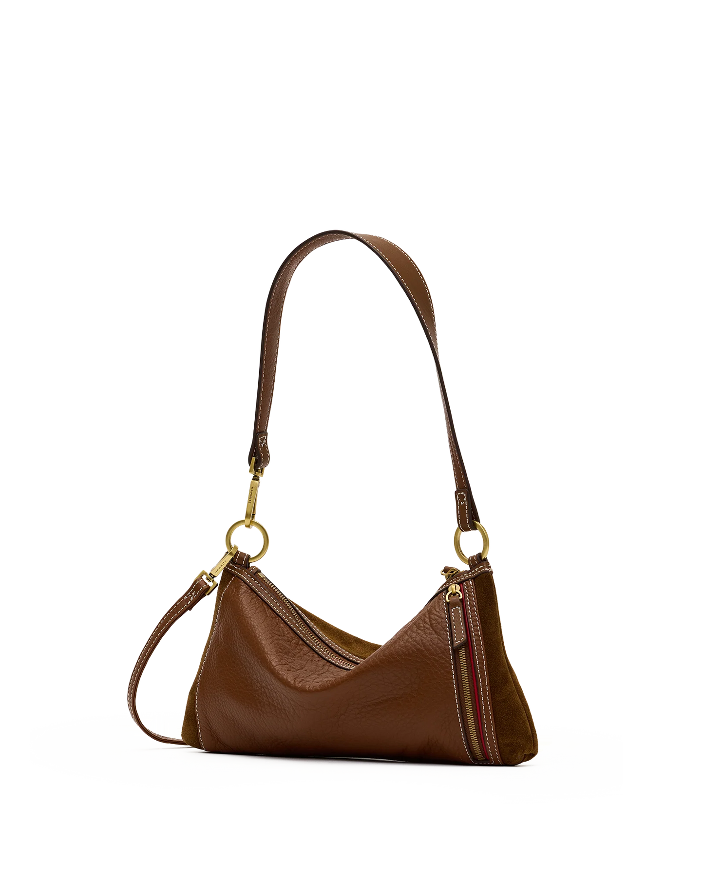 Kyle sml Cinnamon Suede/Antique Gold
