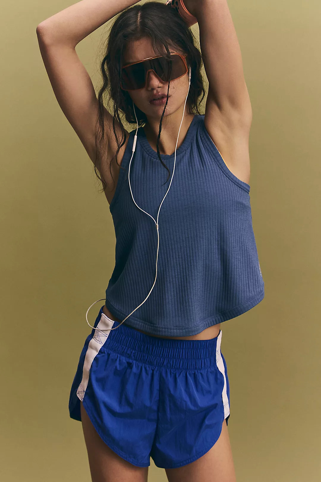 Comeback Tank Blue Indigo