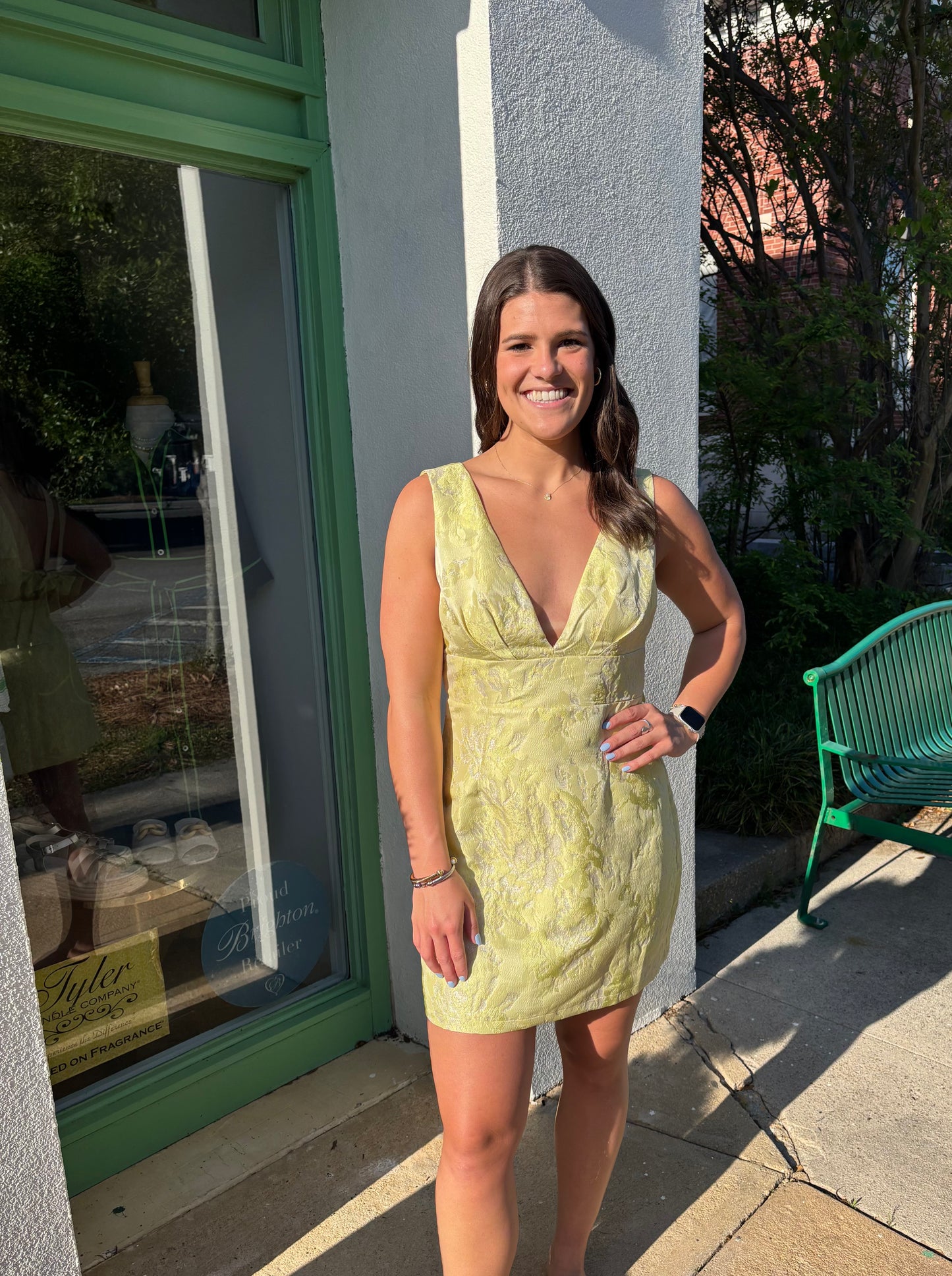 Dazzling Jacquard Ribbon Dress