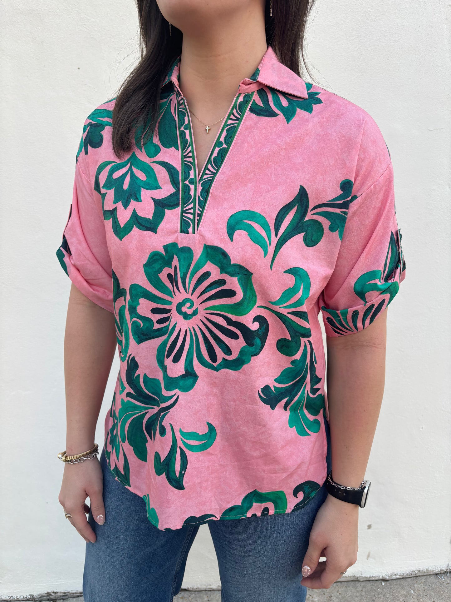Giselle Emerald Blush Top