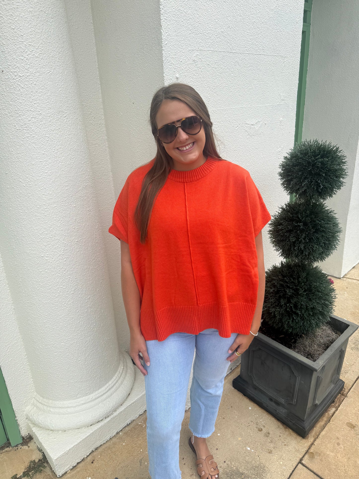 Gwyneth Caroline Orange Flame