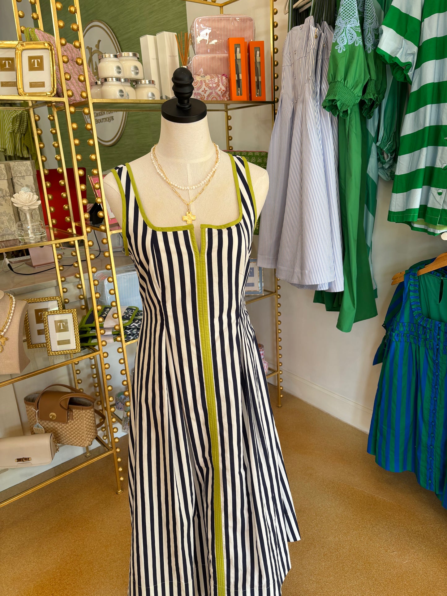 Navy Stripe Maxi