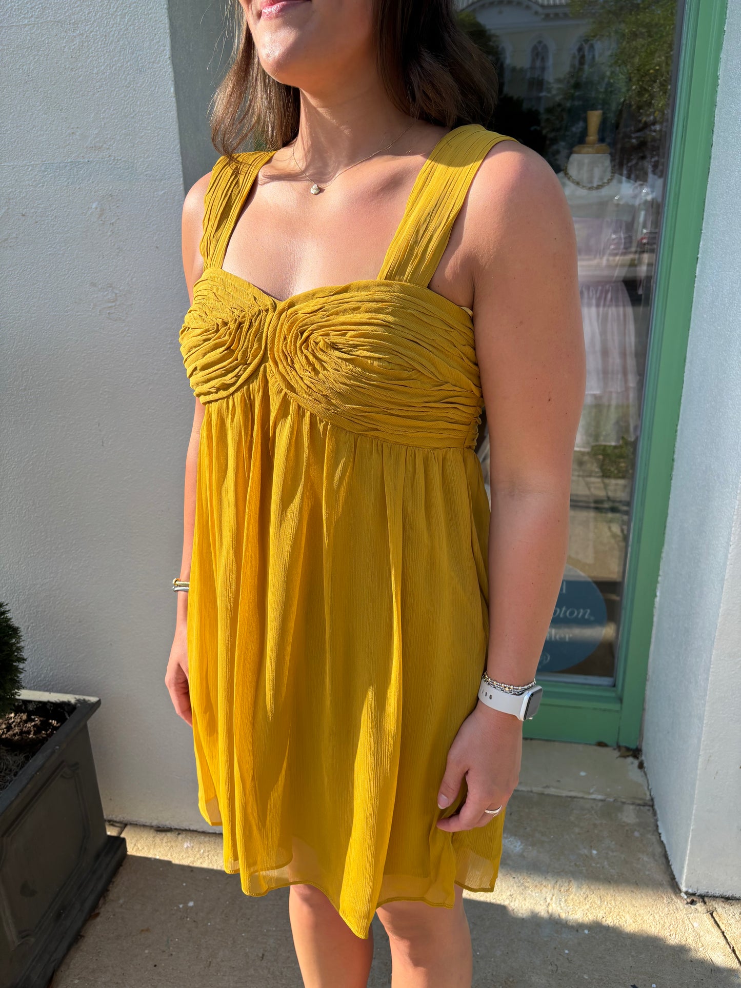 Golden Yellow Dress