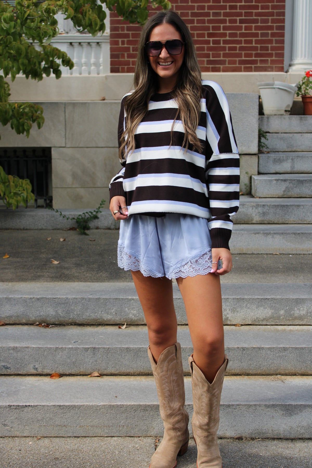 Striped Alma Pullover