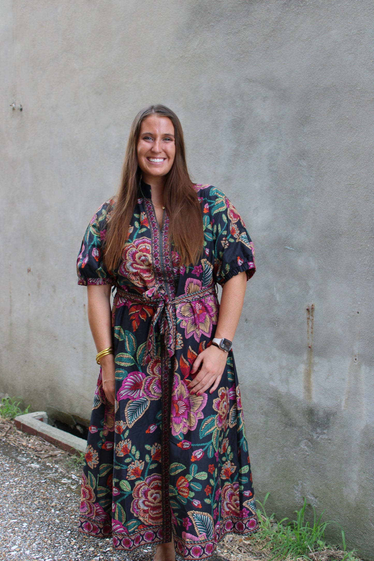 Black Floral Dress