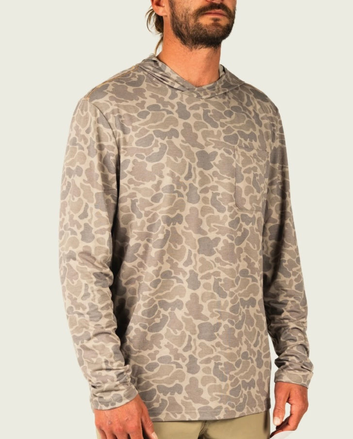 Buxton Hagood Hood Khaki Mallard Camo