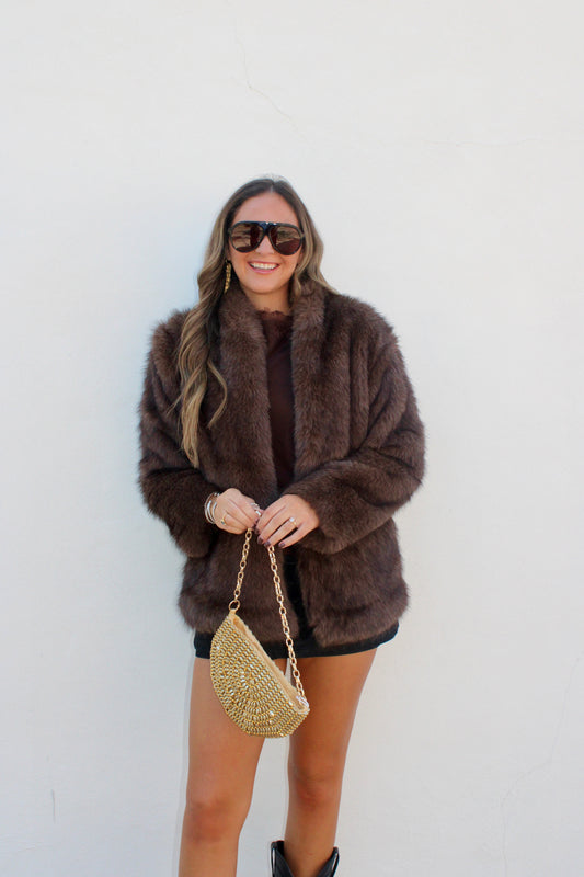 Chocolate Fur Jacket