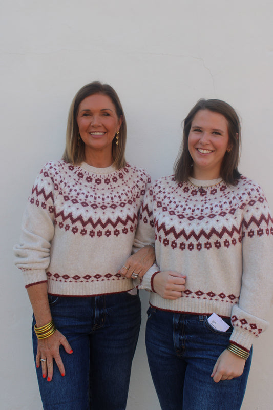 String the Lights Fair Isle Sweater