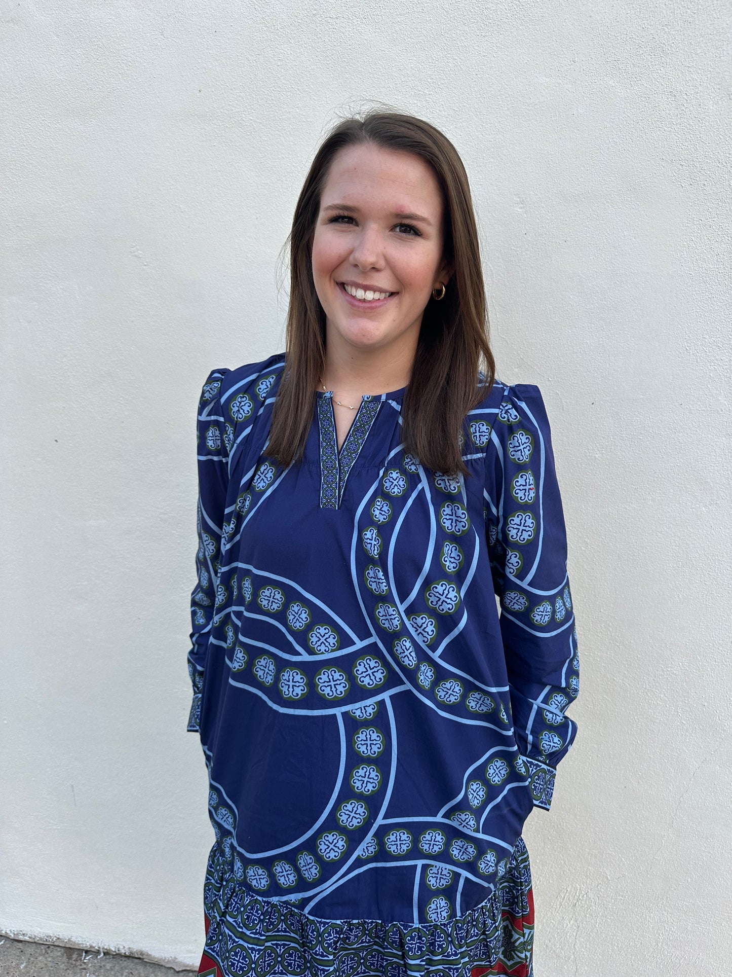 Ava Vintage Circles Dress