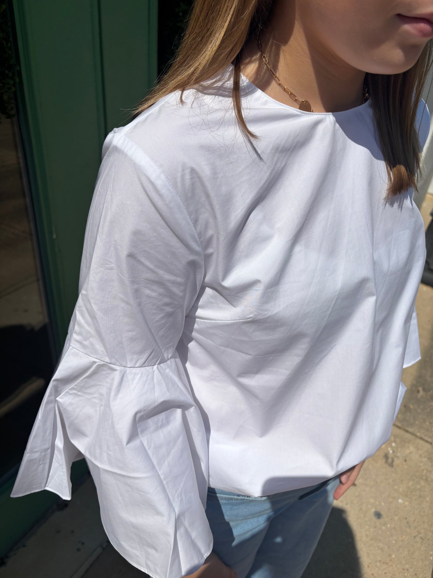 White Sadie Top
