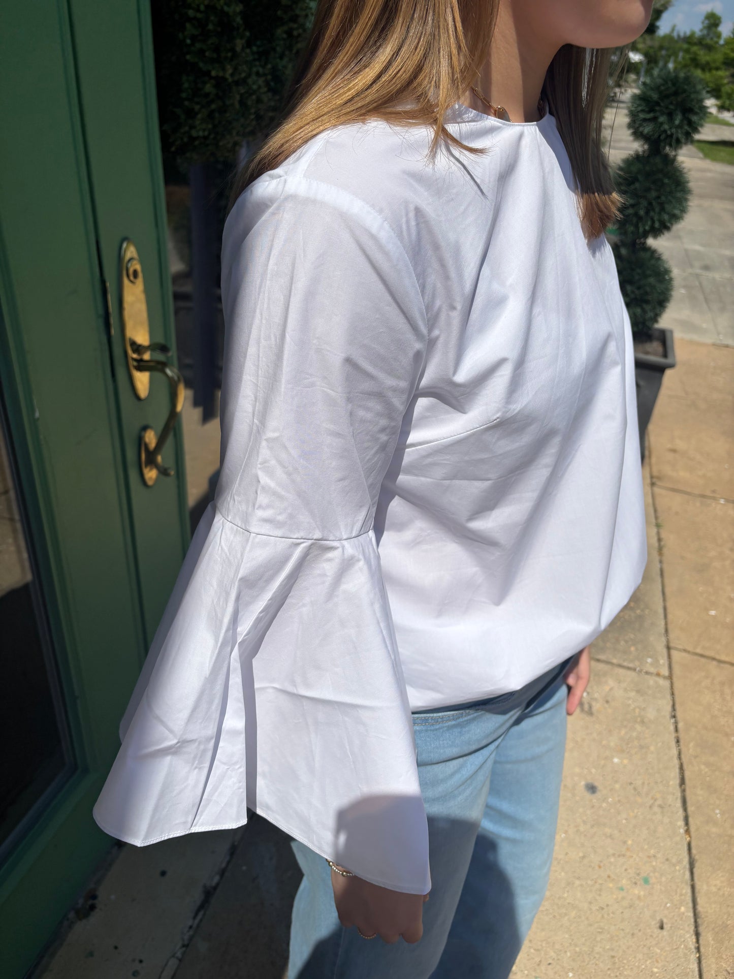 White Sadie Top