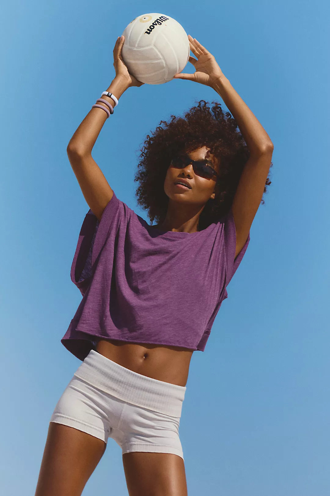 Free People My Time Tee Black Cherry