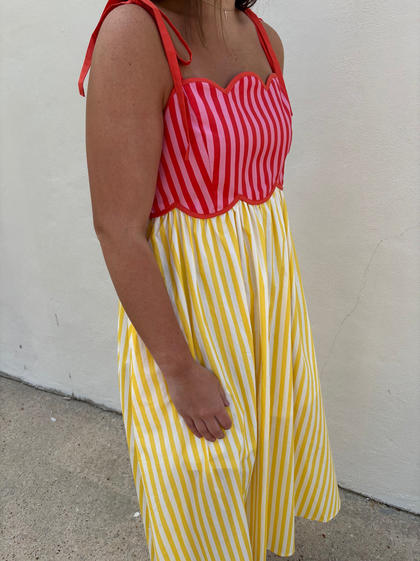 Lemon Stripe Maxi