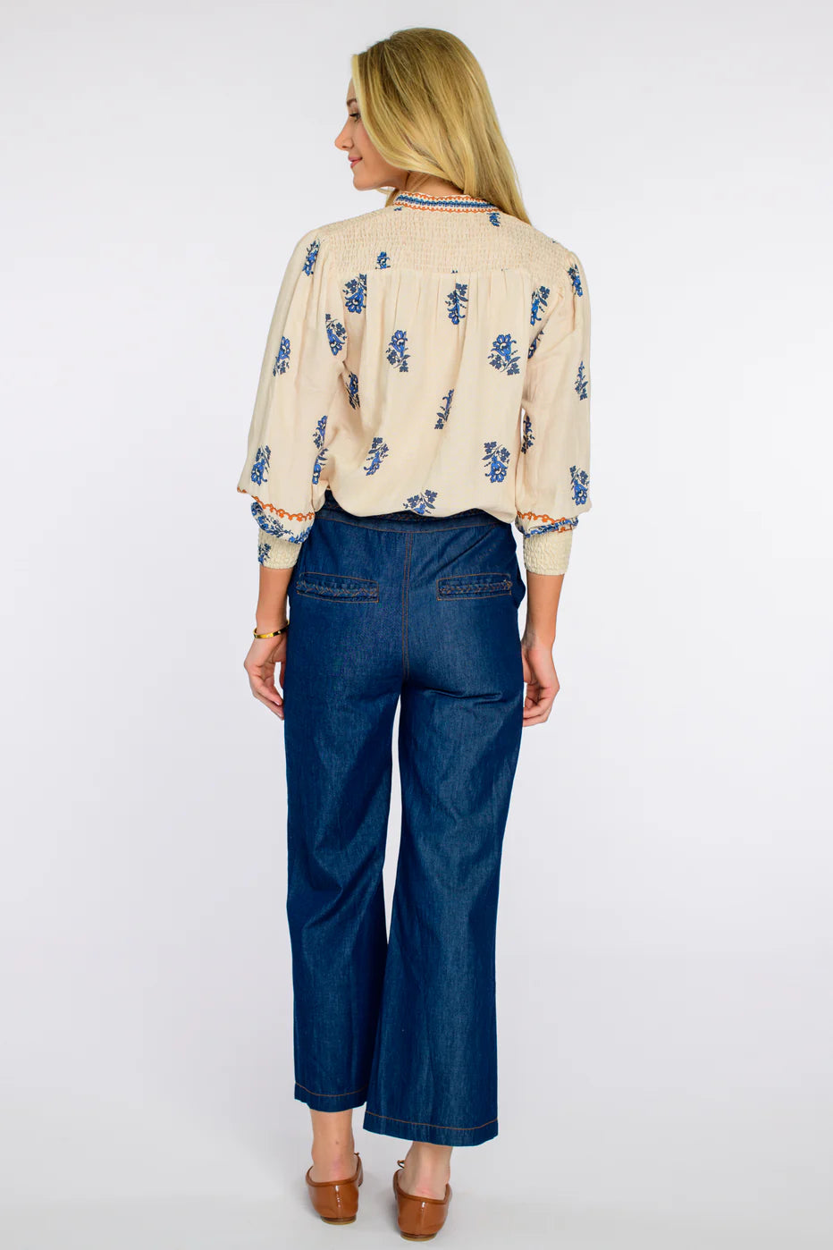 Emily Top Hankerchief Ivory