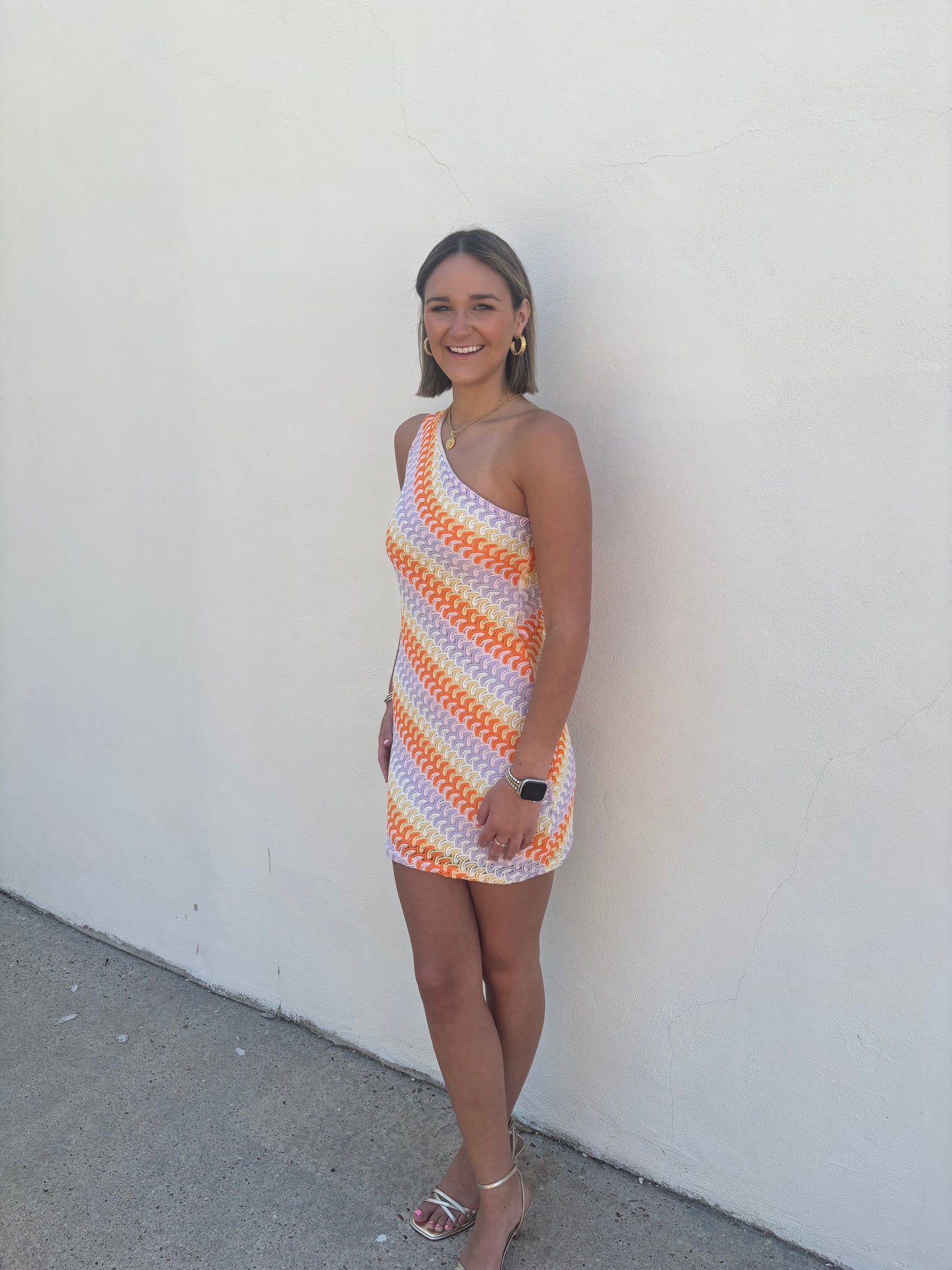 One Shoulder Mini Dress