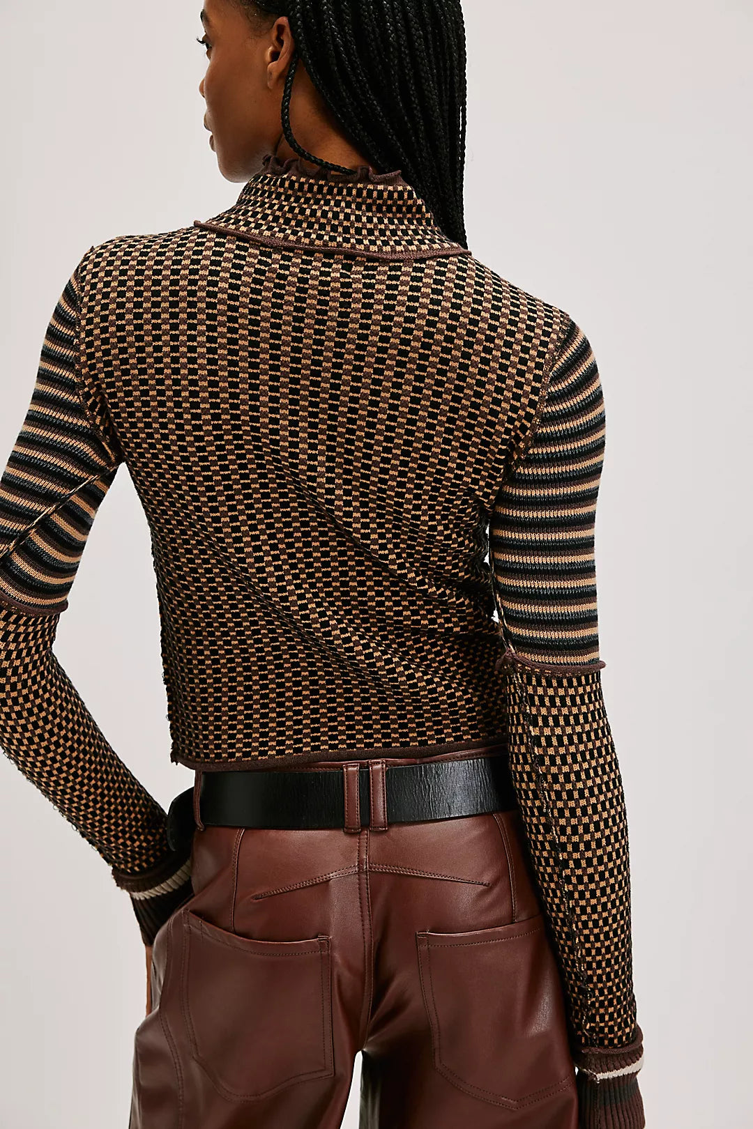 Gamer cuff top black combo