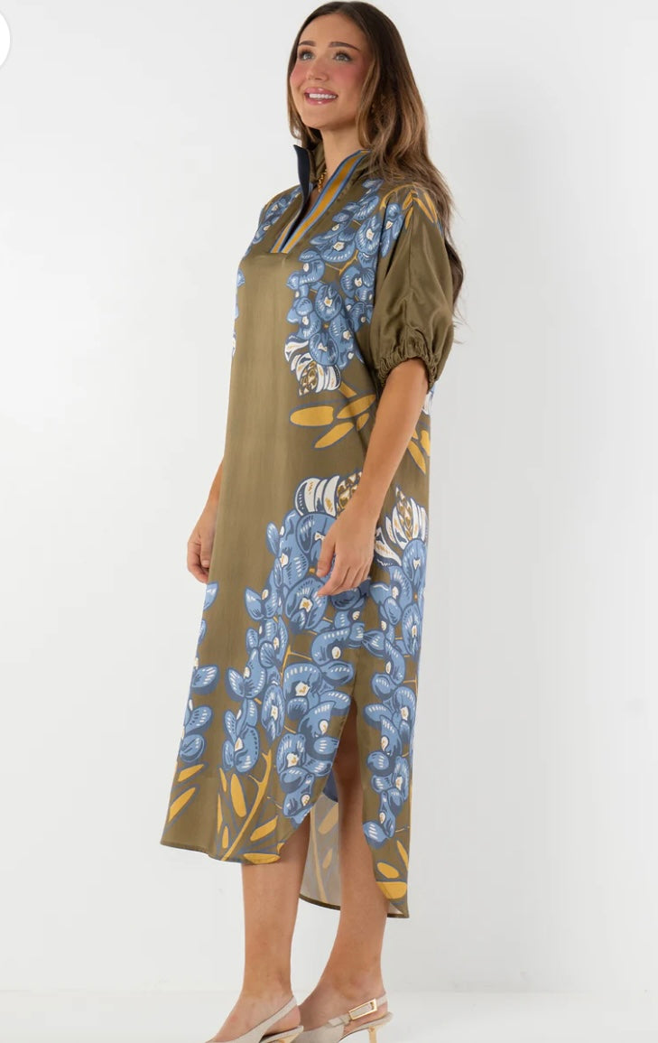 Poppy Caftan Bluebonnet