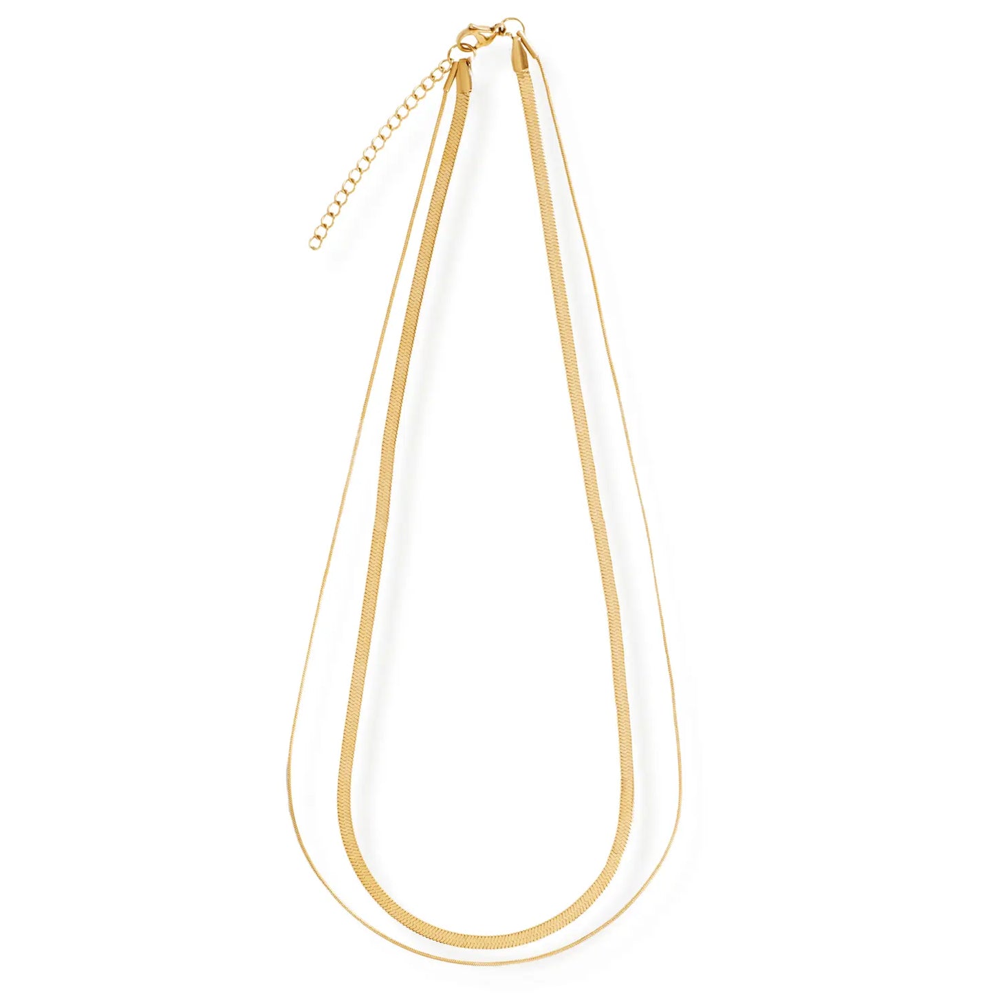 Ellie Vail Cassia Double Chain Necklace