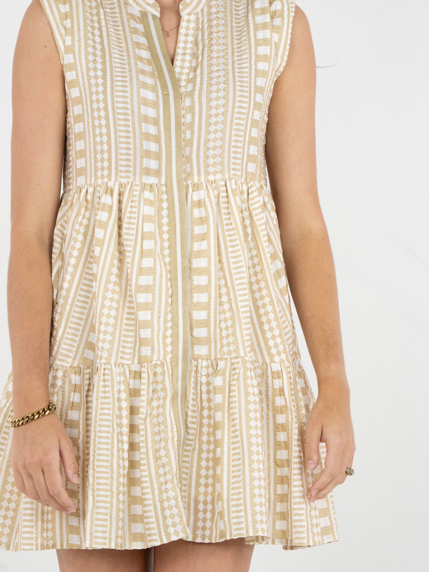 Dolce Dress Piazza Stripe