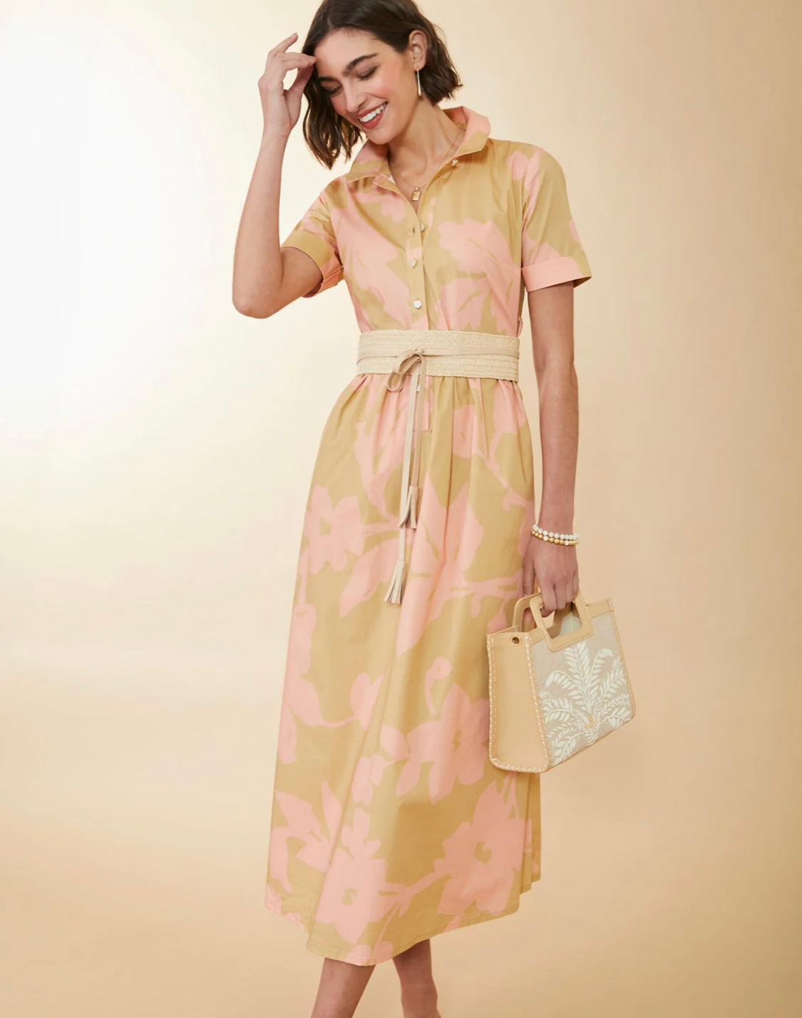 Maryam Midi Dress Clara Blooms