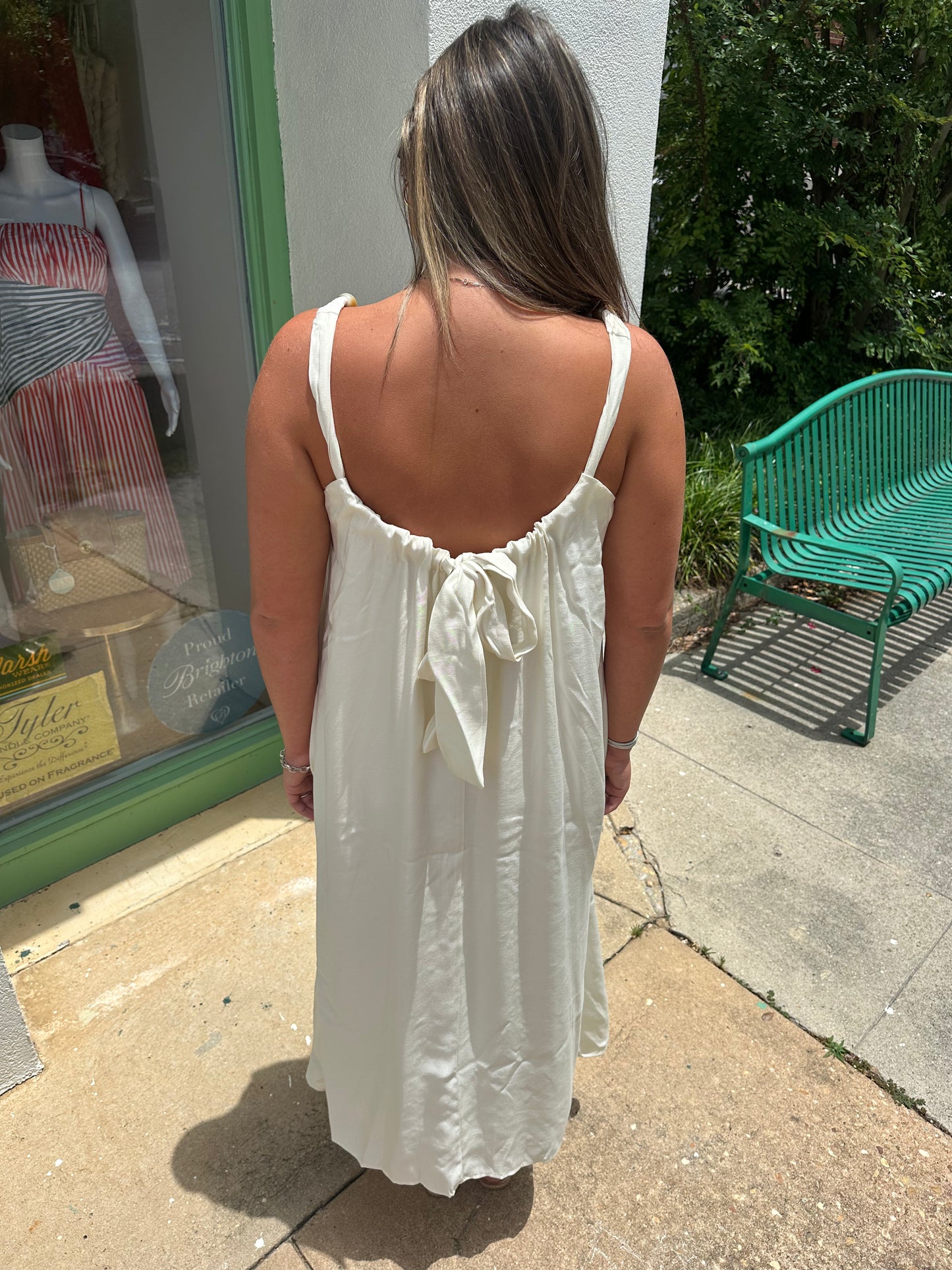 Sutton Ivory Bead Dress