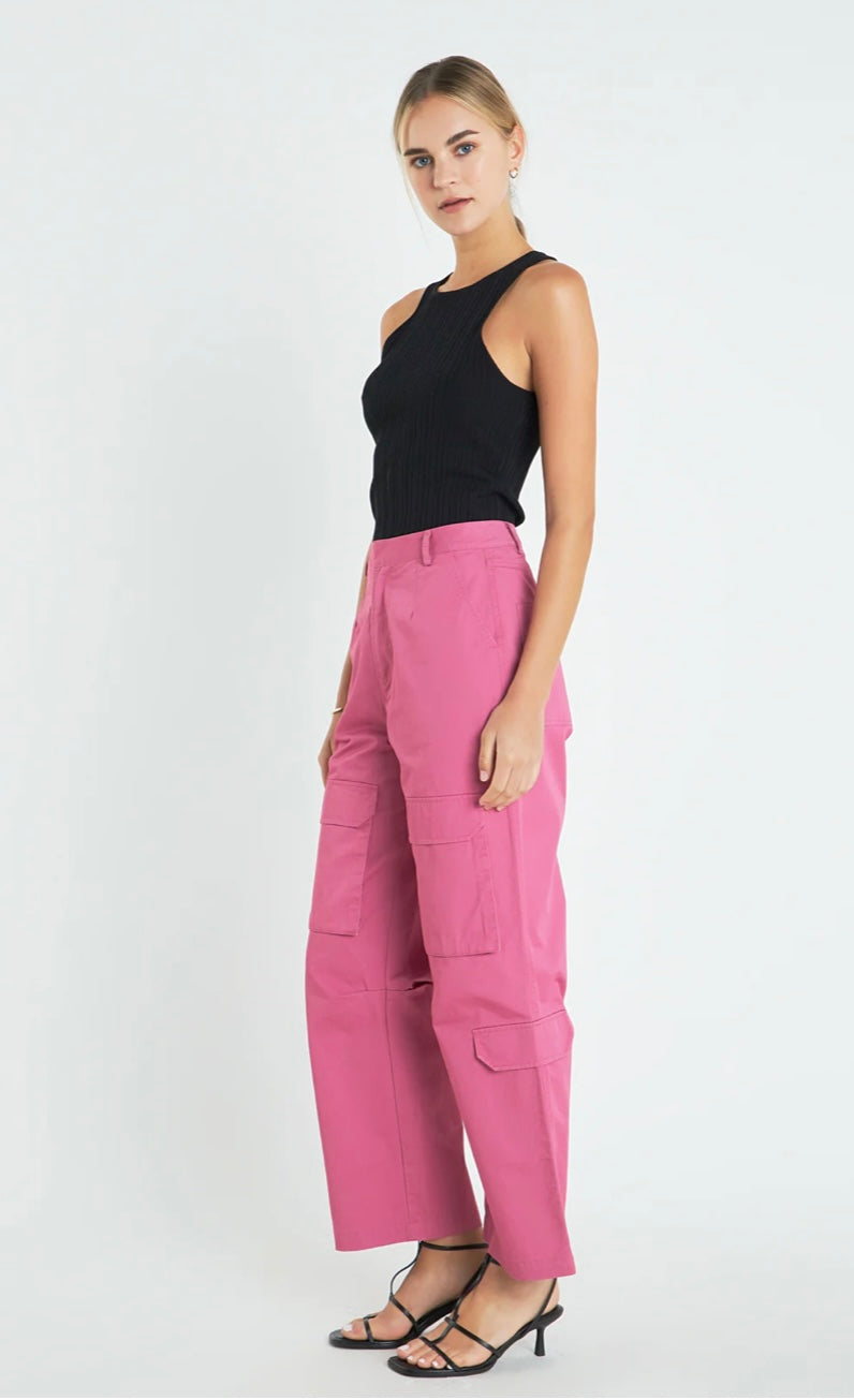 Wide Leg Cargo Pants