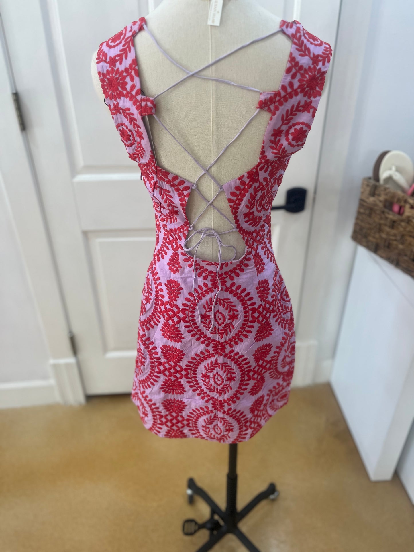 Kira Lace Up Dress