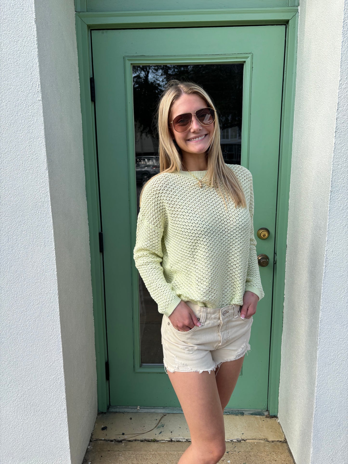 Pistachio Scully Pullover