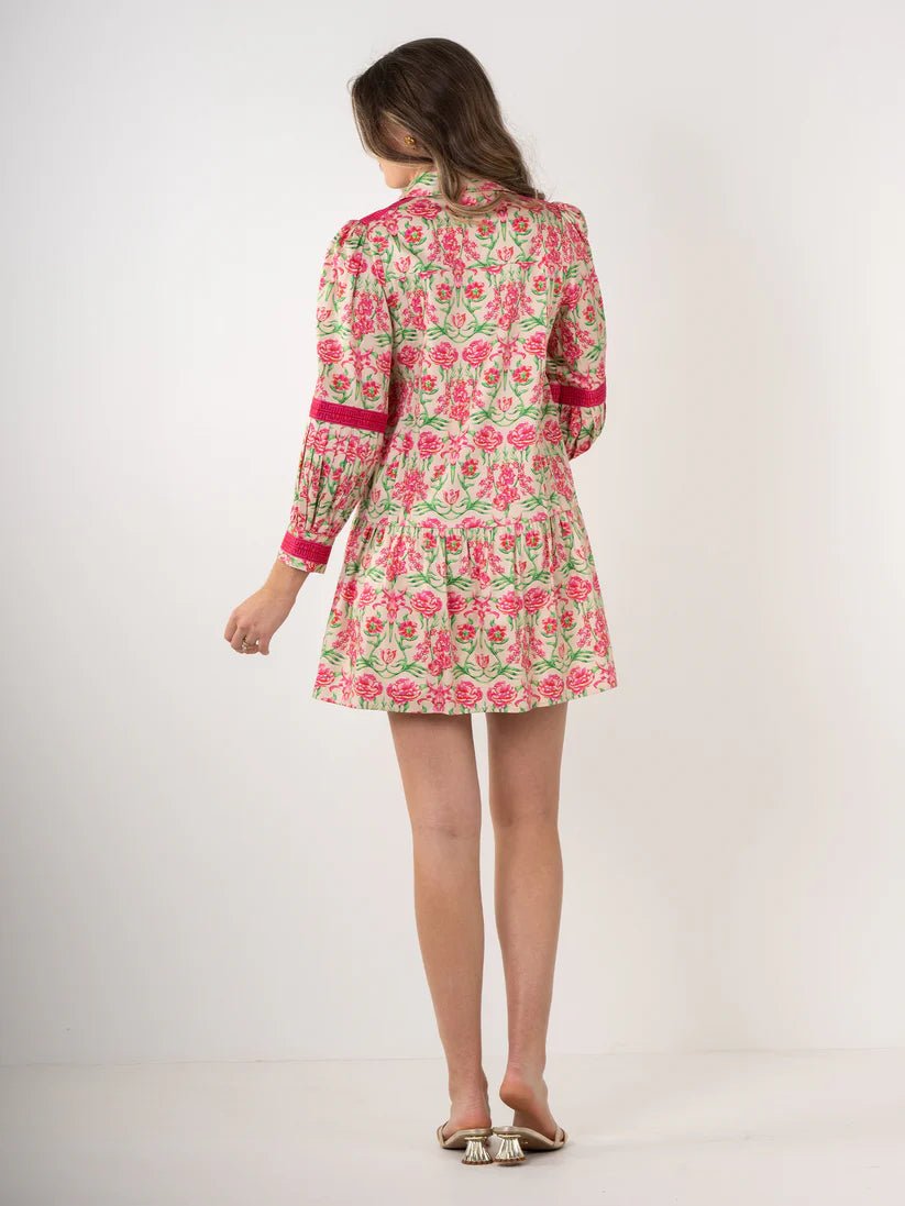 Delany Dress Garden Cheetah