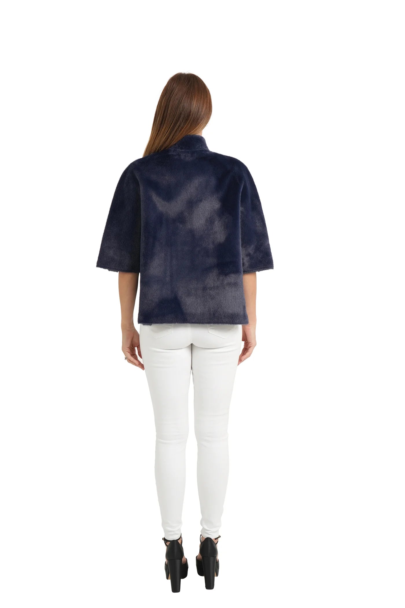 Violet Topper in Navy