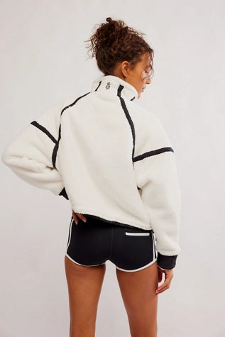 Mountain high Half Zip in White Combo