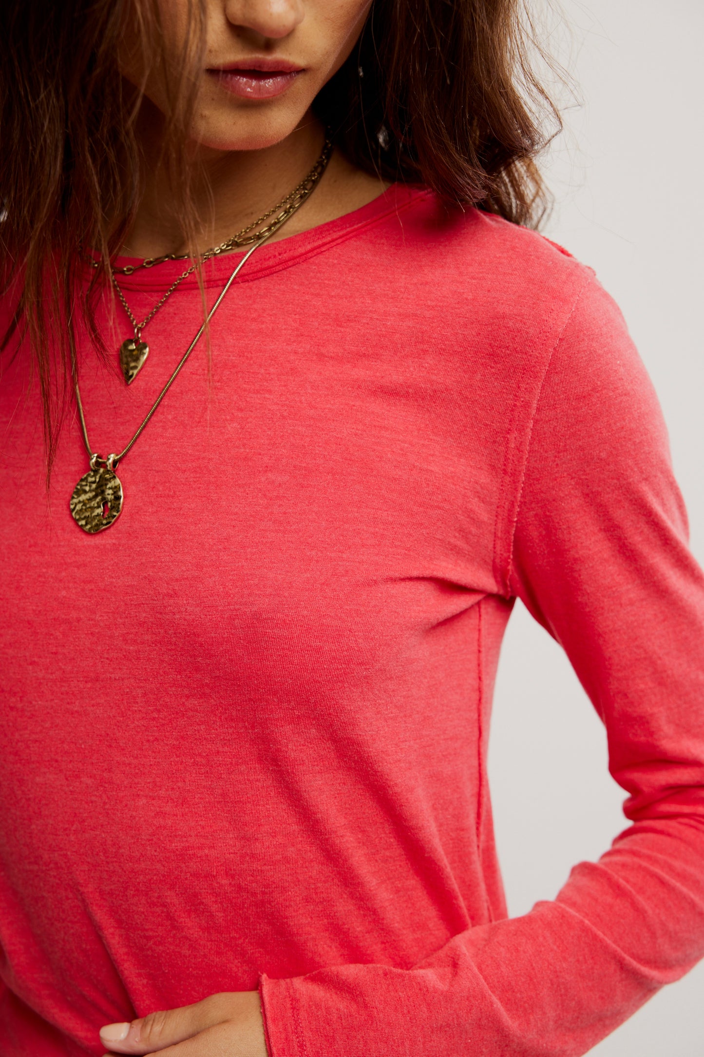 Nova Tee in Robocco Red
