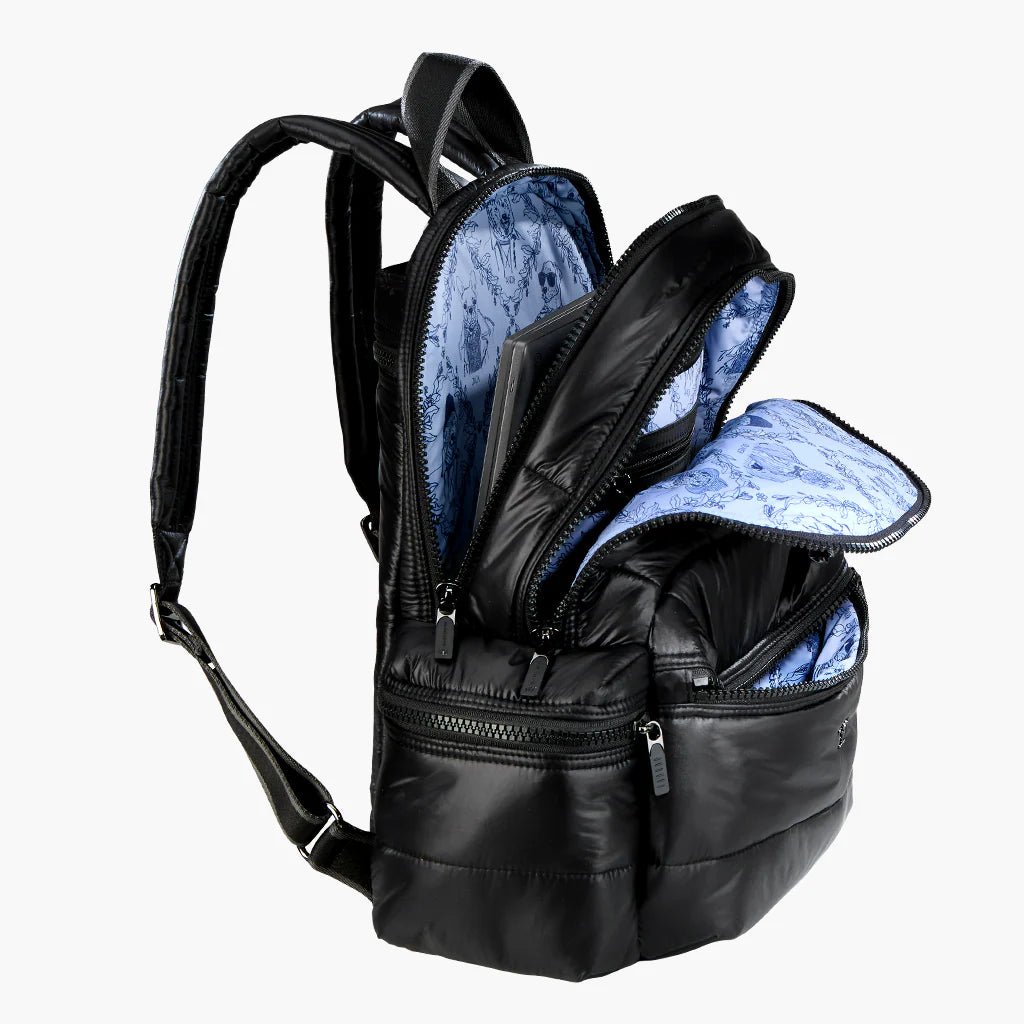 Mega Fluff Laptop Backpack - BLACK
