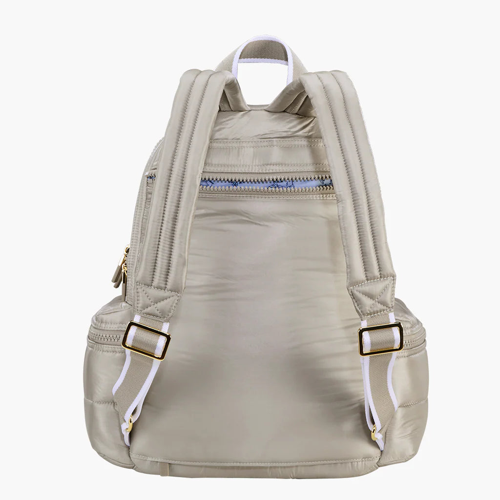 Mega Fluff Laptop Backpack- TAUPE