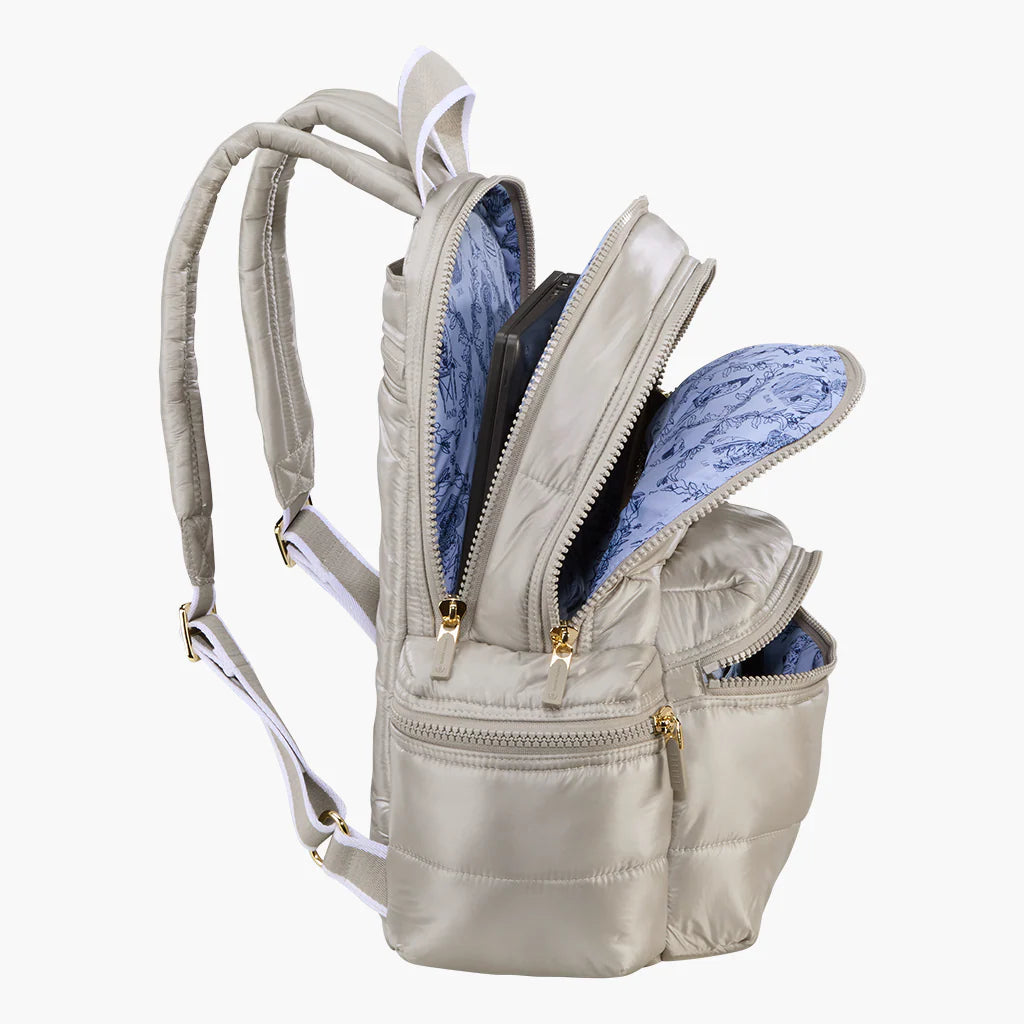 Mega Fluff Laptop Backpack- TAUPE