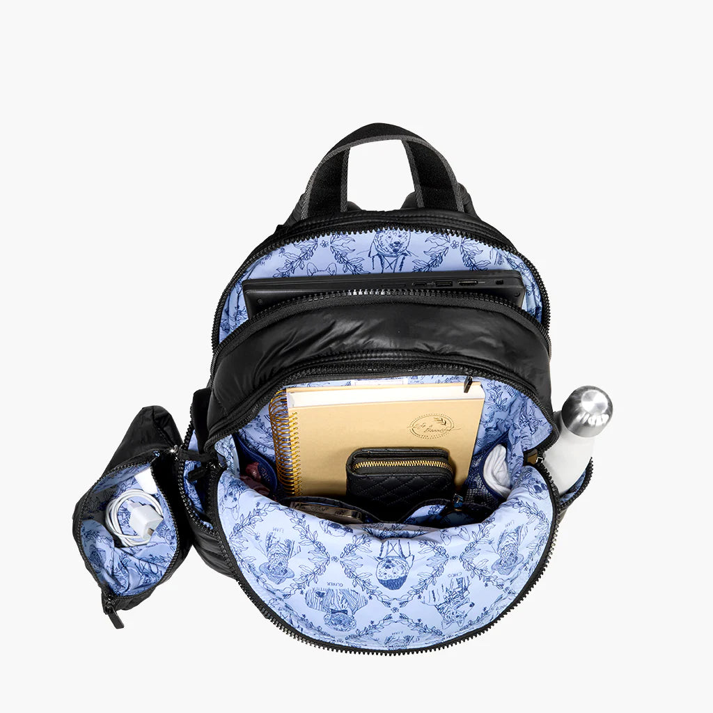 Mega Fluff Laptop Backpack - BLACK